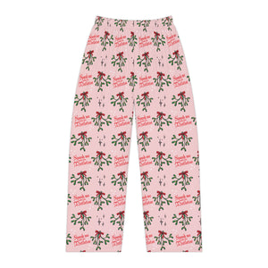 Spank Me Under the Mistletoe Pajama Pants - up to 6X Loungewear Printify XS