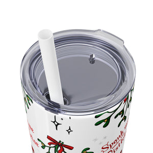 Spank Me Under the Mistletoe - Insulated Steel Tumbler, 20oz Mug Printify