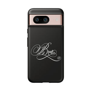 Brat Calligraphy Phone Case Phone Case Restrained Grace Google Pixel 8 Matte