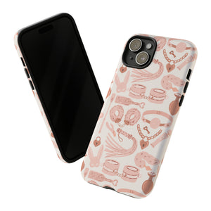 Blush Pink Kink Phone Case Phone Case Restrained Grace iPhone 15 Plus Glossy