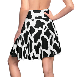 Cow Print Swing Skirt Skirt Restrained Grace