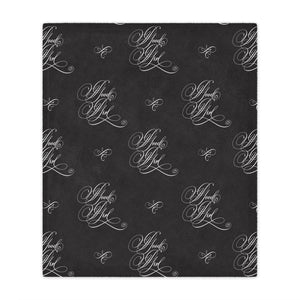 Good Girl Calligraphy Microfiber Blanket Blanket Restrained Grace