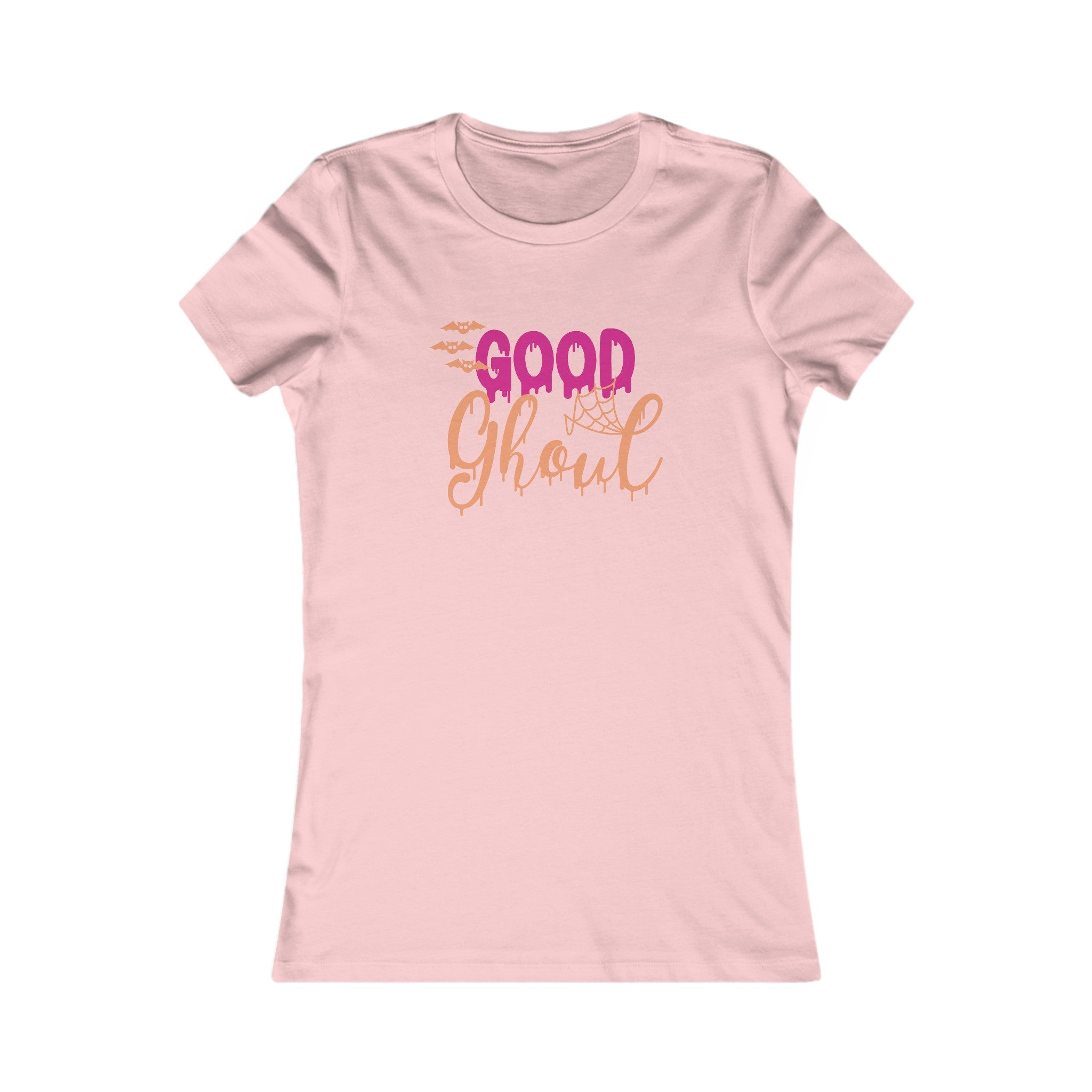 Good Ghoul - Halloween BDSM Submissive Femme Fit Tee T-Shirt Restrained Grace S Pink
