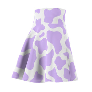 Lavender Cow Swing Skirt Skirt Restrained Grace