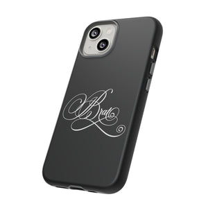 Brat Calligraphy Phone Case Phone Case Restrained Grace