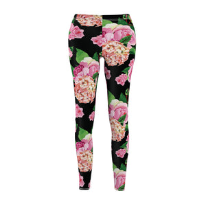 Sweet Wendie Floral Soft Touch Leggings Leggings Restrained Grace