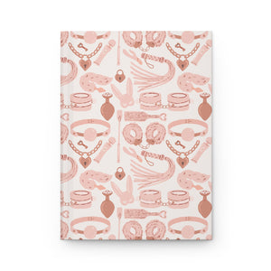 Blush Pink Kink Hardcover Journal Journal Restrained Grace