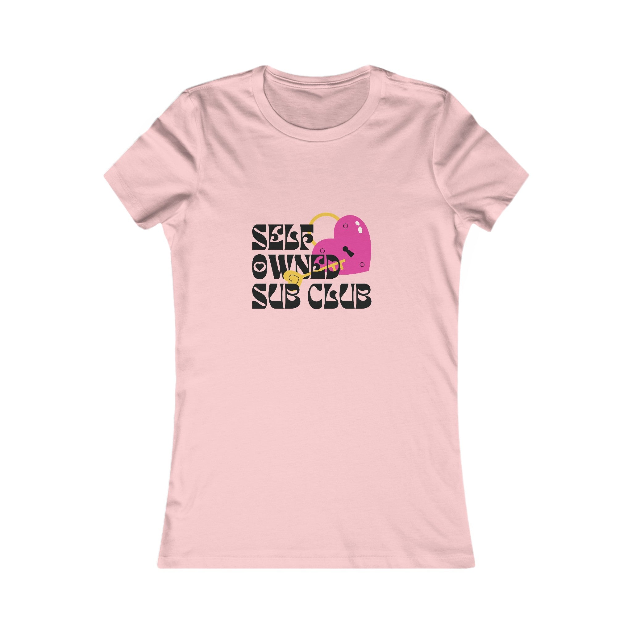 Self Owned Sub Club - Femme Fit T-Shirt T-Shirt Restrained Grace S Pink