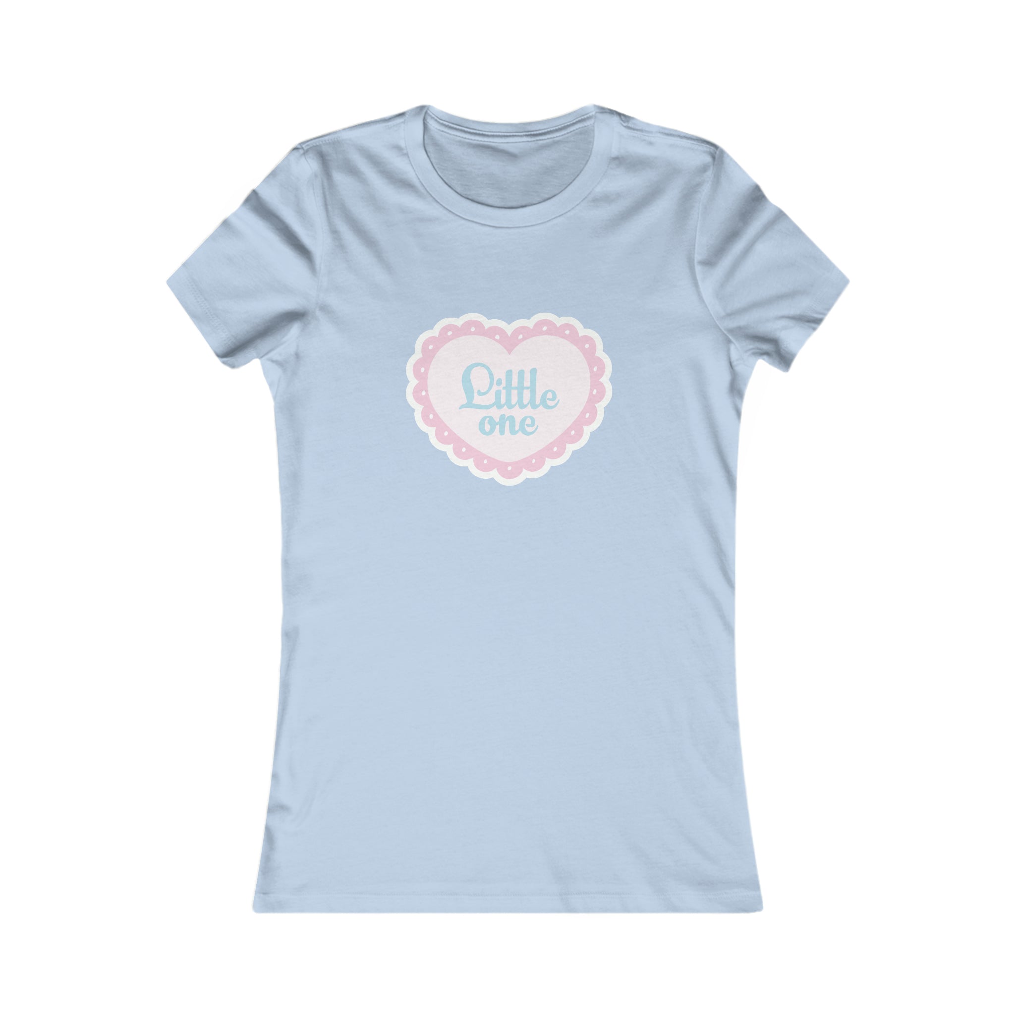 Little One - Baby Blue Femme Fit T-Shirt T-Shirt Restrained Grace S Baby Blue