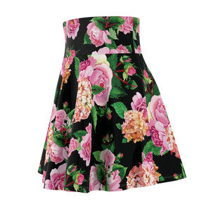 Sweet Wendie Floral Swing Skirt Skirt Restrained Grace