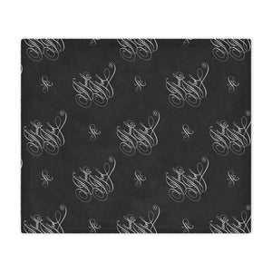 Good Girl Calligraphy Microfiber Blanket Blanket Restrained Grace