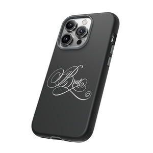 Brat Calligraphy Phone Case Phone Case Restrained Grace