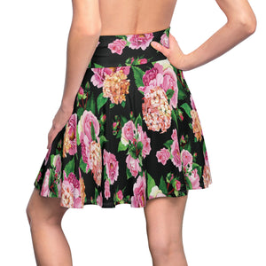 Sweet Wendie Floral Swing Skirt Skirt Restrained Grace