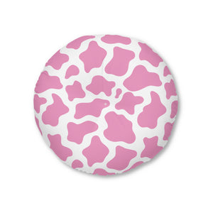 Pink Cow Tufted BDSM Kneeling Cushion Cushion Restrained Grace