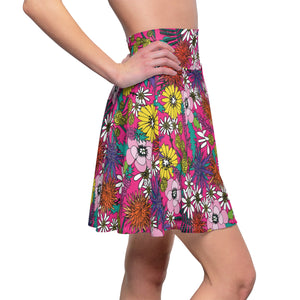Shaggin' Wagon Floral Swing Skirt Skirt Restrained Grace