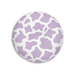 Lavender Cow Tufted BDSM Kneeling Cushion Cushion Restrained Grace