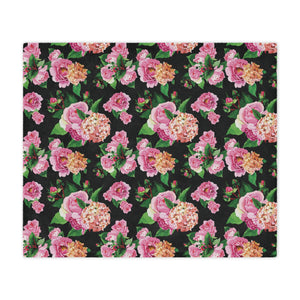 Sweet Wendie Floral Microfiber Blanket Blanket Restrained Grace