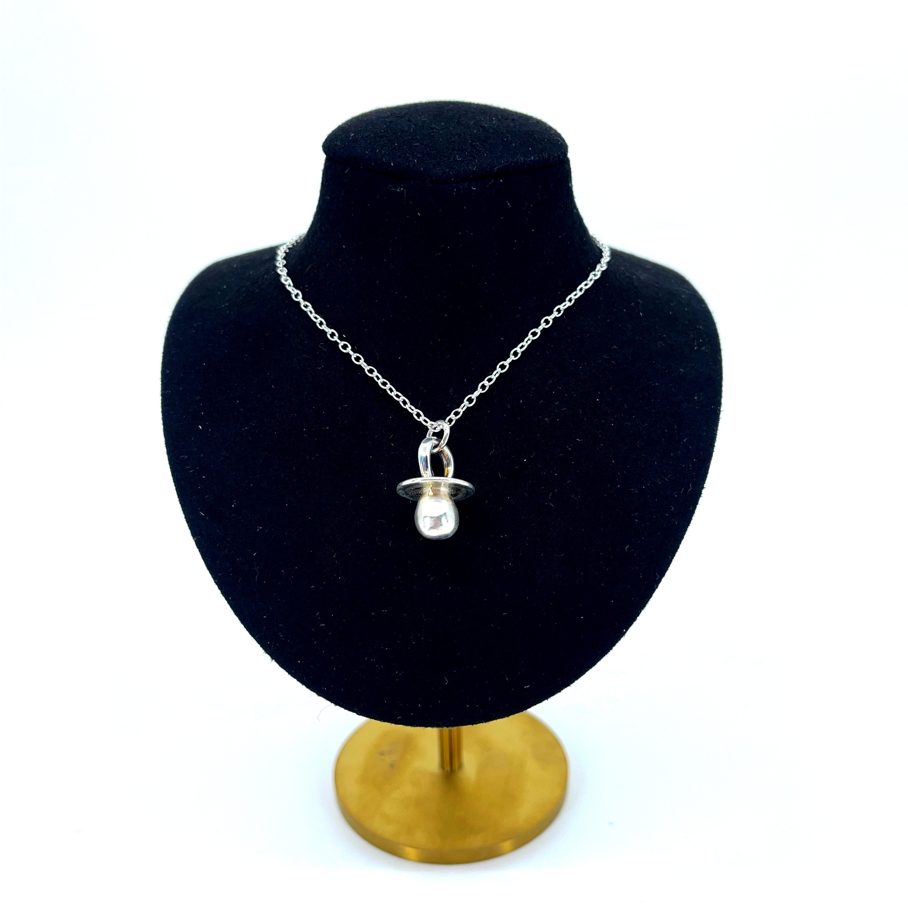 The Pacifier Day Collar - Sterling Silver Day Collar Restrained Grace