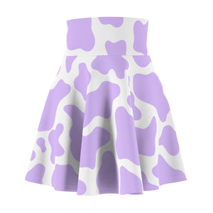 Lavender Cow Swing Skirt Skirt Restrained Grace