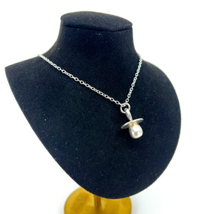 The Pacifier Day Collar - Sterling Silver Day Collar Restrained Grace