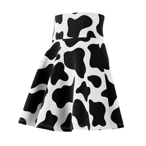 Cow Print Swing Skirt Skirt Restrained Grace