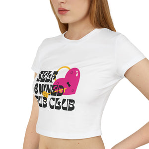 Self Owned Sub Club Baby Tee T-Shirt Restrained Grace