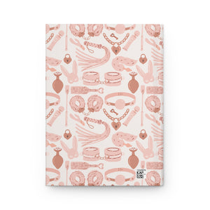 Blush Pink Kink Hardcover Journal Journal Restrained Grace