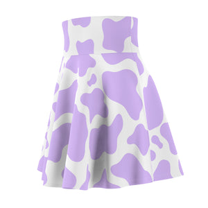 Lavender Cow Swing Skirt Skirt Restrained Grace