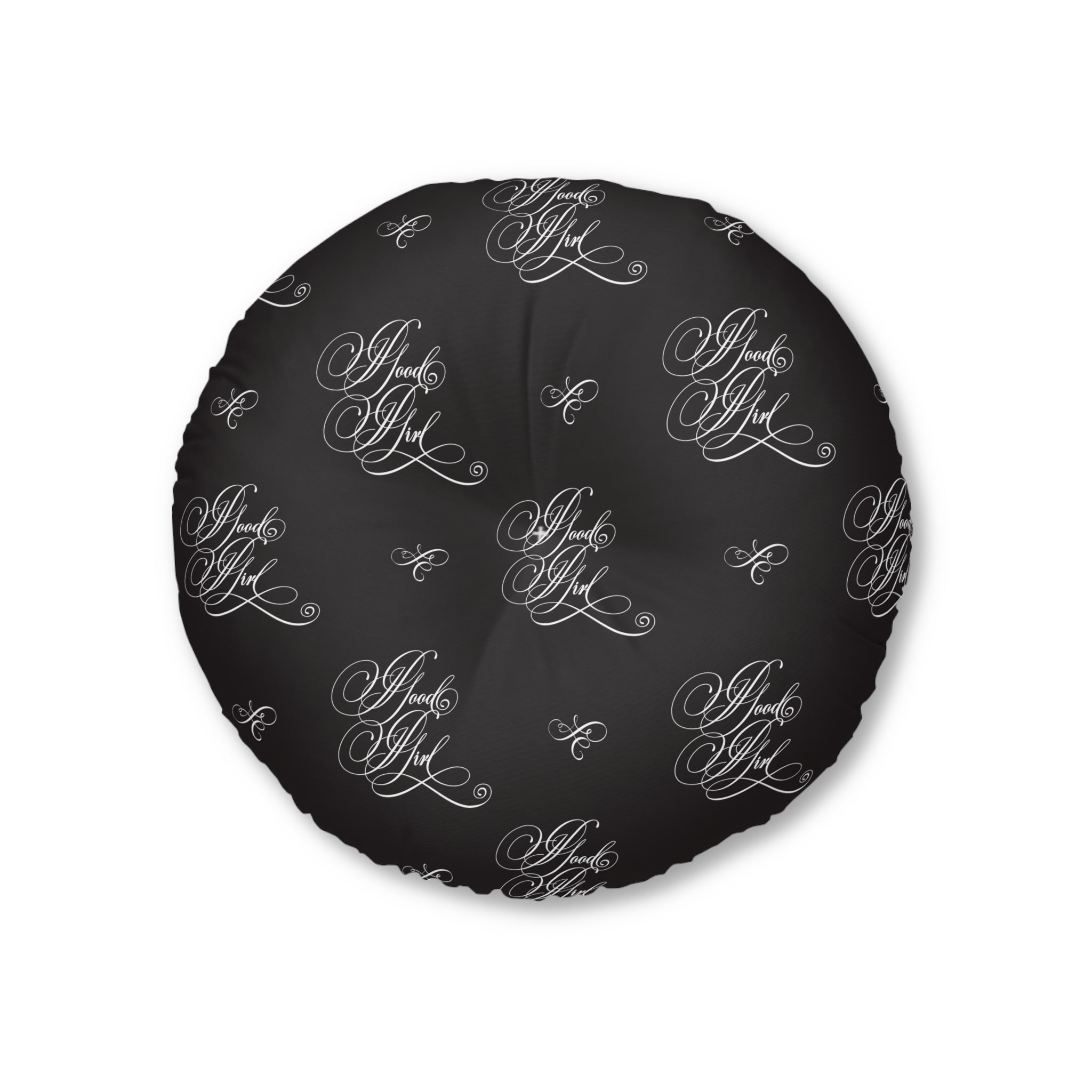 Good Girl Calligraphy Tufted BDSM Kneeling Cushion Cushion Restrained Grace