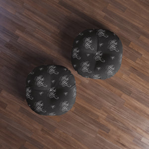 Good Girl Calligraphy Tufted BDSM Kneeling Cushion Cushion Restrained Grace