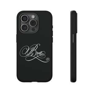 Brat Calligraphy Phone Case Phone Case Restrained Grace