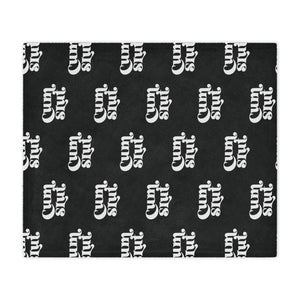 Cum Slut Groovy Microfiber Blanket Blanket Restrained Grace