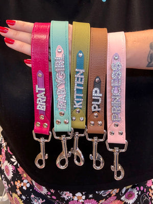 Rhinestone Classic Leash Handle Leash Restrained Grace