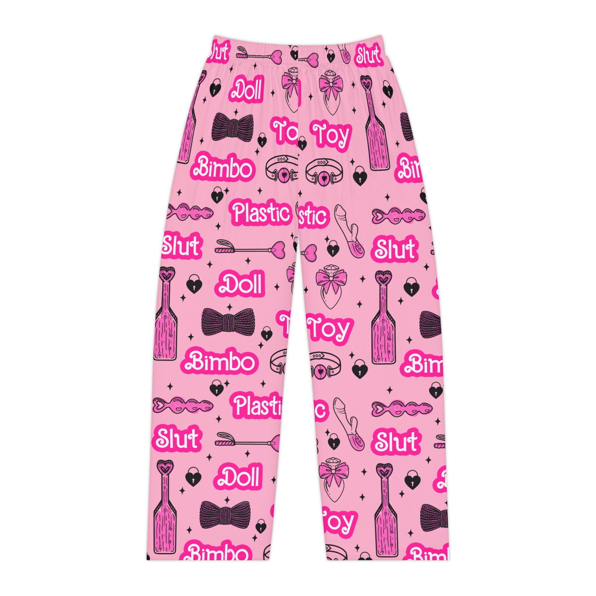 Bimbo Doll Fetish Pajama Pants - up to 6X Loungewear Restrained Grace