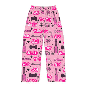 Bimbo Doll Fetish Pajama Pants - up to 6X Loungewear Restrained Grace