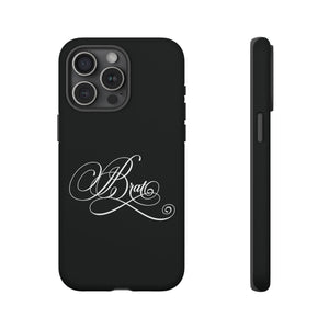 Brat Calligraphy Phone Case Phone Case Restrained Grace