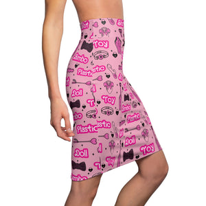 Bimbo Doll Fetish Pencil Skirt Skirt Restrained Grace