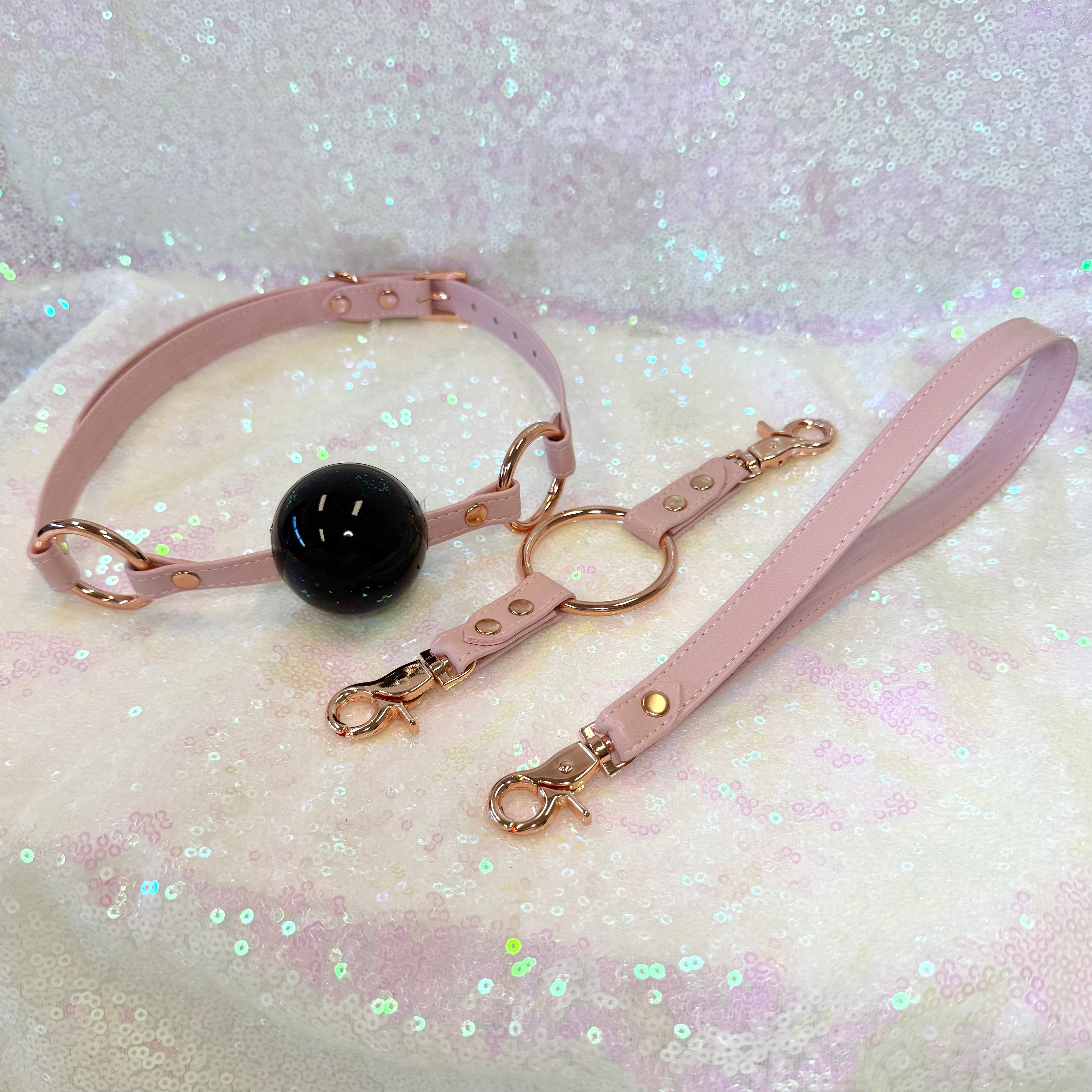 Bondage Basics Set in Carnation Pink and Rose Gold