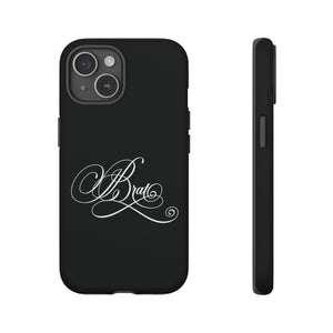 Brat Calligraphy Phone Case Phone Case Restrained Grace