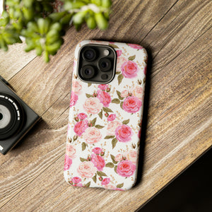 Cabbage Rose Floral Cottagecore Phone Case Phone Case Restrained Grace