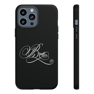 Brat Calligraphy Phone Case Phone Case Restrained Grace