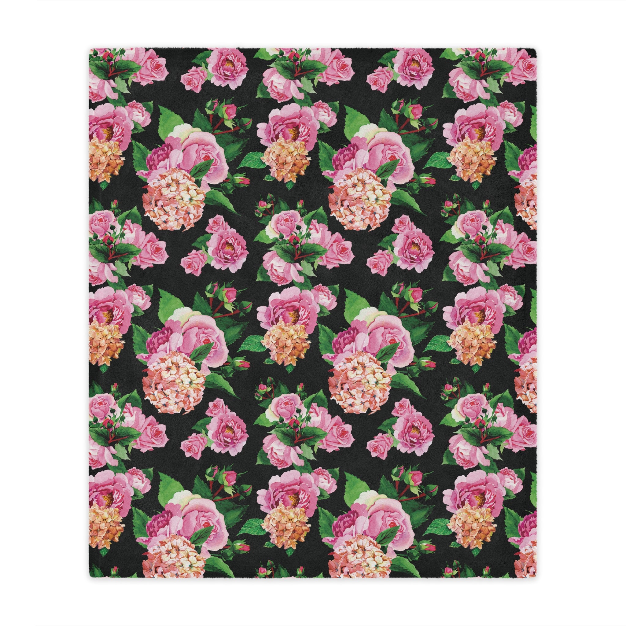 Sweet Wendie Floral Microfiber Blanket Blanket Restrained Grace