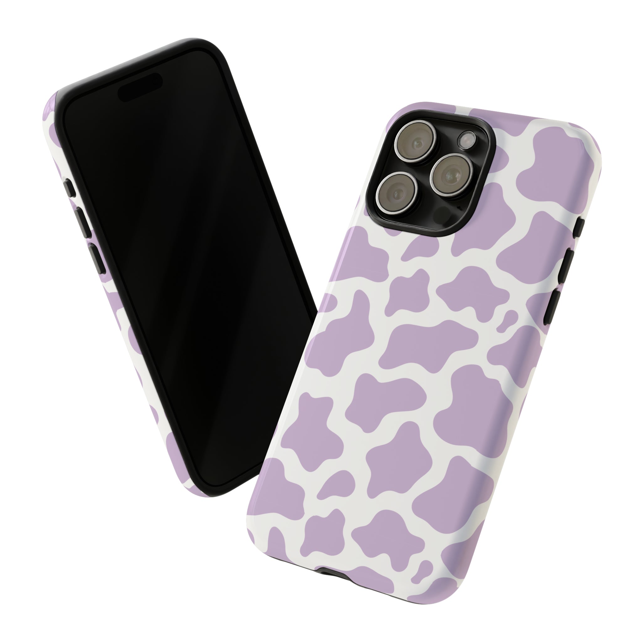 Lavender Cow Phone Case Phone Case Restrained Grace iPhone 15 Pro Max Glossy