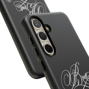 Brat Calligraphy Phone Case Phone Case Restrained Grace