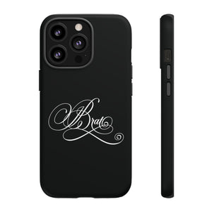 Brat Calligraphy Phone Case Phone Case Restrained Grace