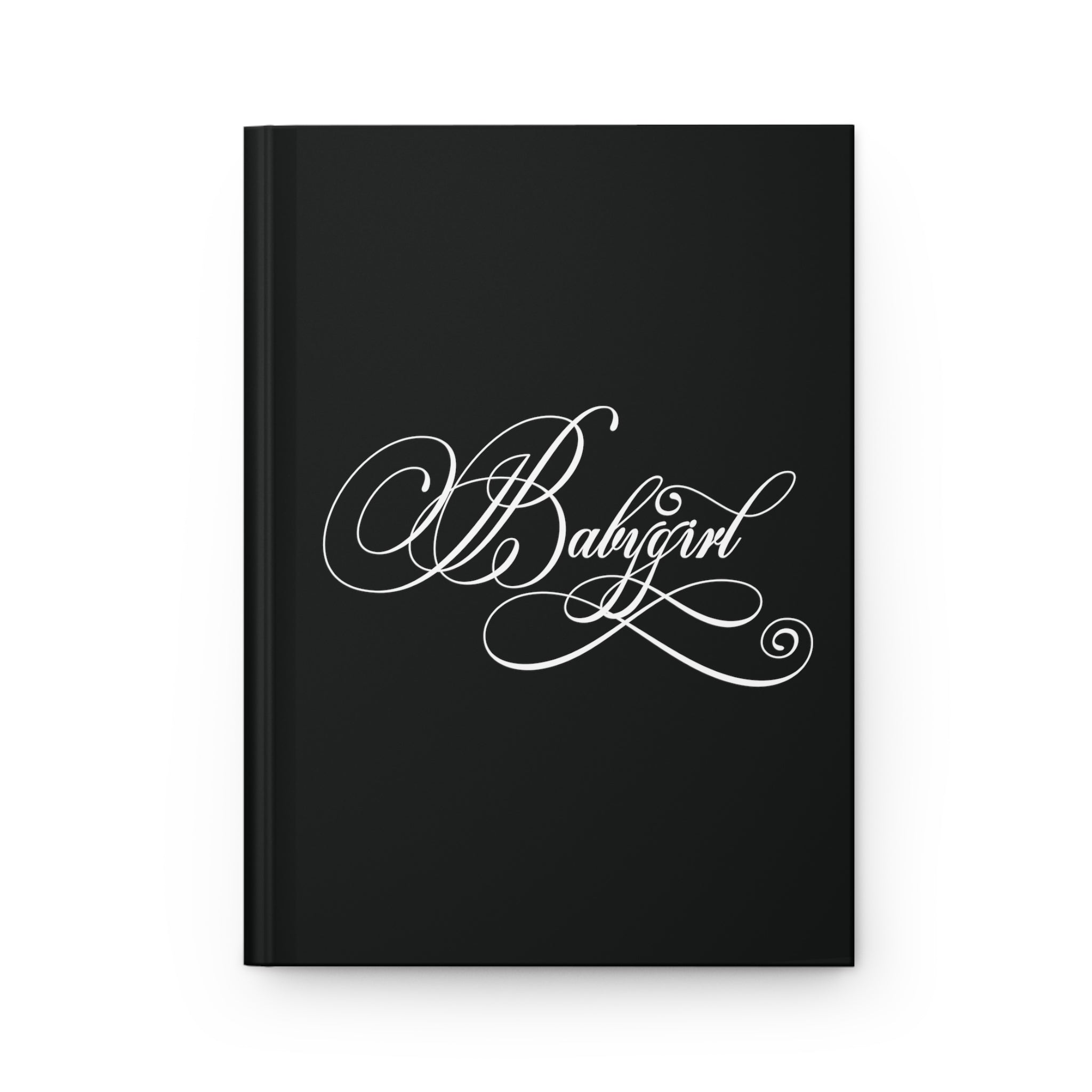 Babygirl Calligraphy Hardcover Journal Journal Restrained Grace Journal