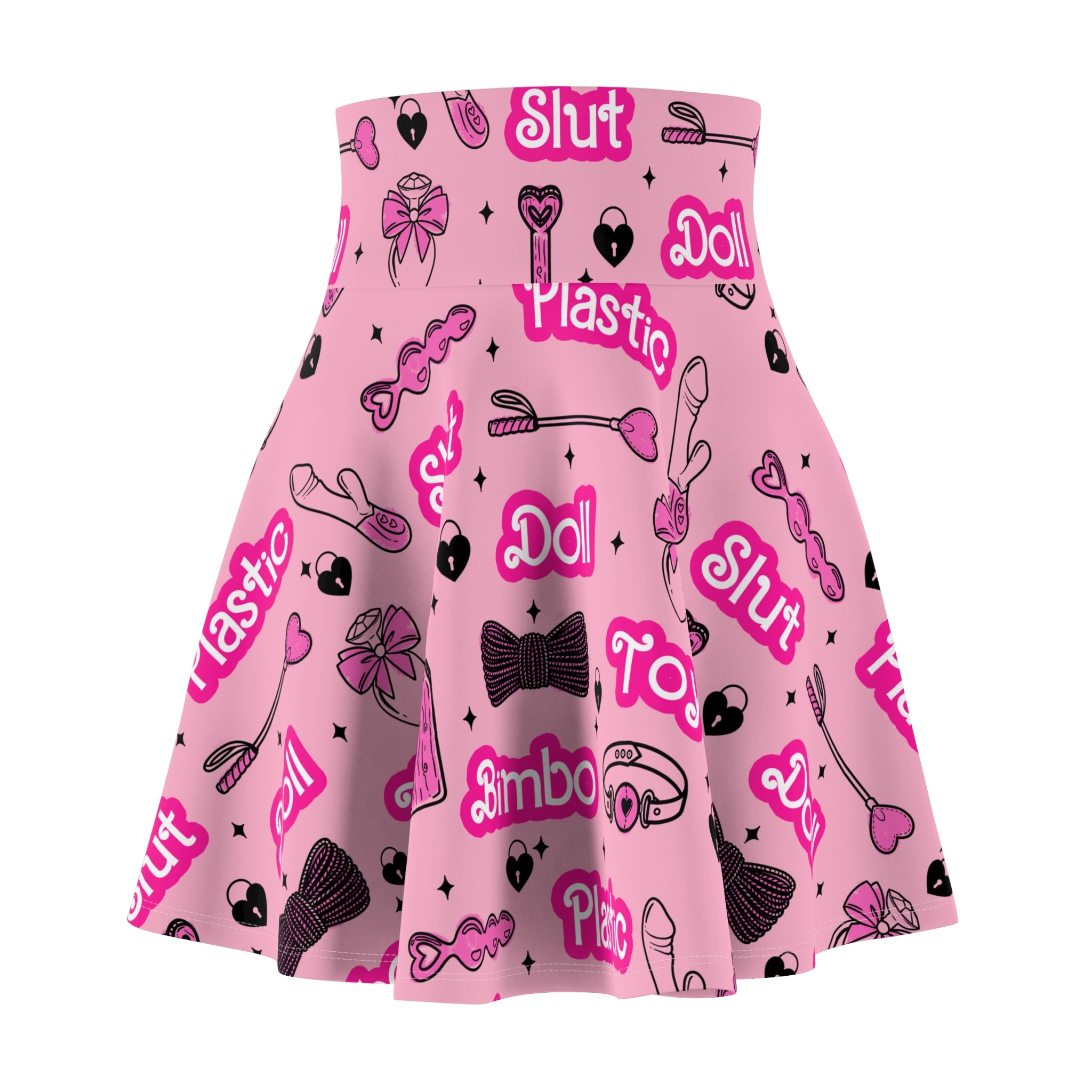 Bimbo Doll Fetish Skater Skirt Skirt Restrained Grace