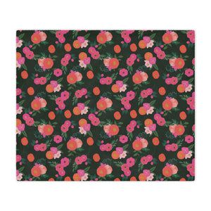 Miss Kit Floral Microfiber Blanket Blanket Restrained Grace