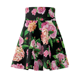 Sweet Wendie Floral Swing Skirt Skirt Restrained Grace
