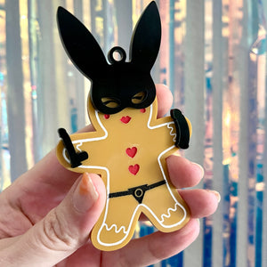Gingerbread Peg - BDSM Christmas Ornament Ornament Restrained Grace